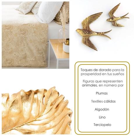 Un toque dorado en tu dormitorio este otoño