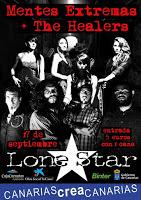 Concierto de Mentes Extremas y The Healers en Lone Star