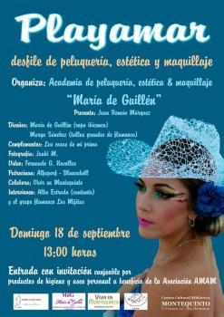 Playamar, desfile moda organizado por Academia María de Guillén