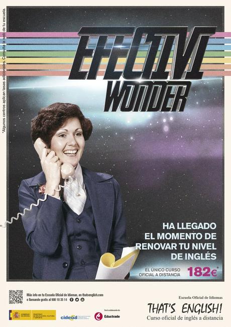 Esta campaña de un curso de inglés quiere acabar con expresiones viejunas como “Efectiviwonder”
