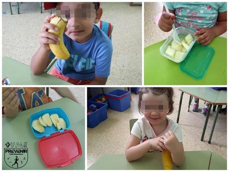 fruta saludable niños