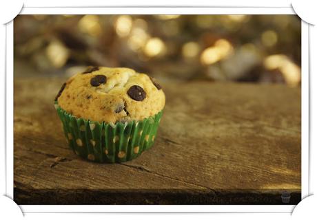 Muffins de yogurt y chispas de chocolate