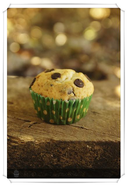 Muffins de yogurt y chispas de chocolate