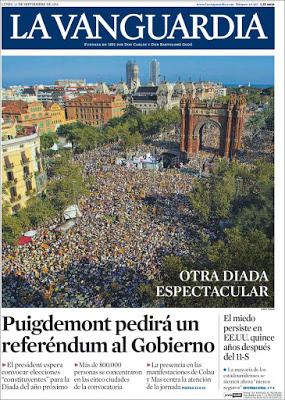 Diada de Catalunya: “Esto no lo para ni Dios”.