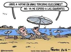 Estamos a punto de deslegitimar a los políticos y al sistema