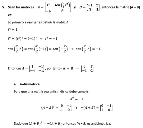 Solución Tema 5 Examen Matemáticas ESPOL 1S-2016