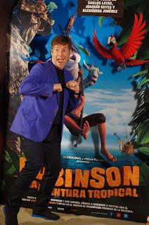 Photocall de Robinson, una aventura tropical