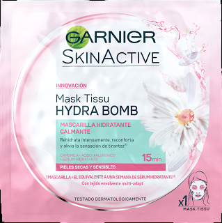 Garnier presenta sus Máscaras de Tejido Hydra Bomb