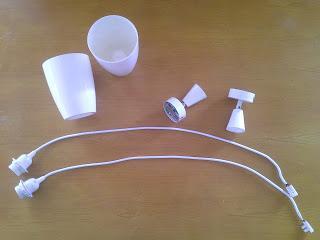 Lámpara de techo DIY Lámpara de techo DIY