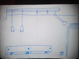 Lámpara de techo DIY Lámpara de techo DIY