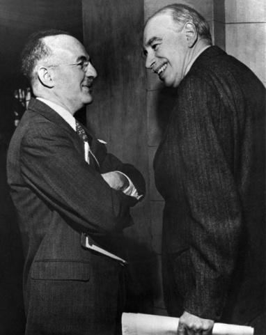 Harry Dexter White y John Maynard Keynes
