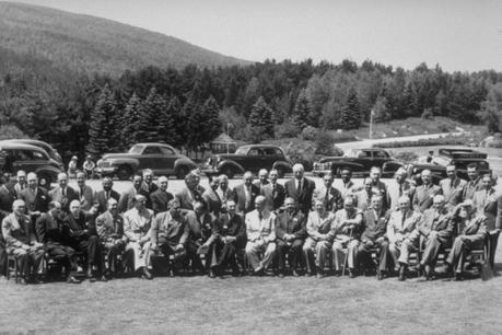 Delegados en la Conferencia de Bretton Woods
