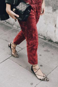 FALL TRENDS; VELVET PANTS???.-