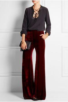 FALL TRENDS; VELVET PANTS???.-