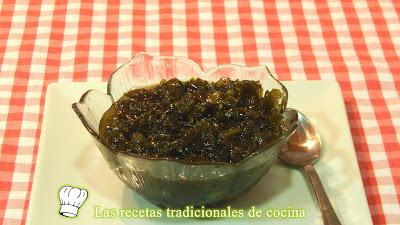 Receta de mermelada de pimientos verdes
