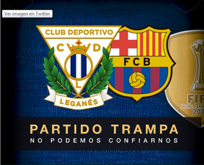 El @CDLeganes ha venido a la liga para disfrutar #LeganésBarça #forzaLEGA