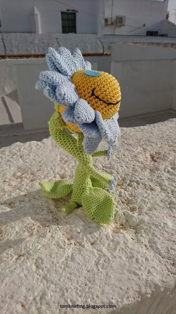 Amigurumi Girasol Poderoso Plantas VS Zombis