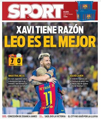 Si el Madrid mete 8 goles en Champions y si el Barcelona mete 7