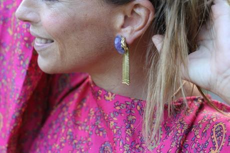 mini fruncida y mangas extra grandes