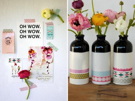 10 maneras de decorar con Washi Tape