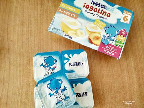 Super mami Nestlé probando los nuevos Iogolinos