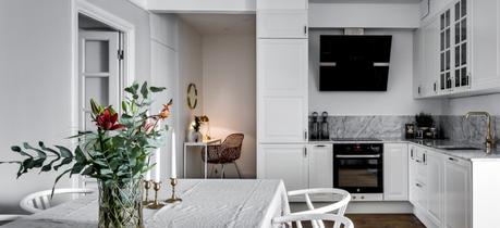 terciopelo mármol bronce deco materiales elegantes deco estilo nórdico decoración piso sueco decoración nórdica decoración interiores pequeños decoración glamour blog decoracion interiores 