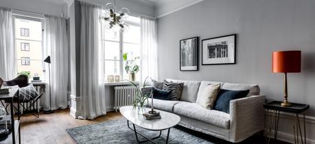 terciopelo mármol bronce deco materiales elegantes deco estilo nórdico decoración piso sueco decoración nórdica decoración interiores pequeños decoración glamour blog decoracion interiores 