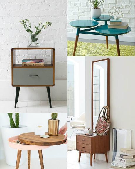Muebles estilo vintage combinados con estilo nórdico
