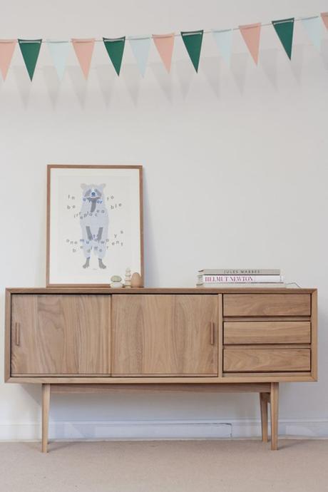 Muebles estilo vintage combinados con estilo nórdico
