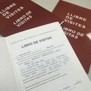 #Libro de visitas de la inspección de trabajo