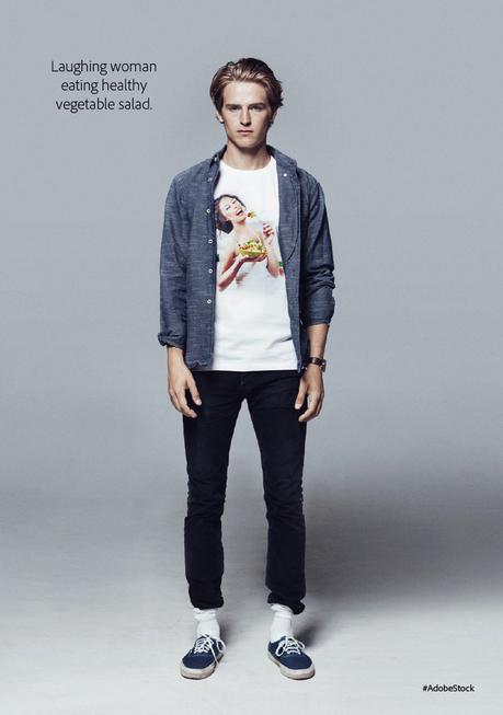 Adobe lanza una colección de camisetas con las típicas fotos de stock