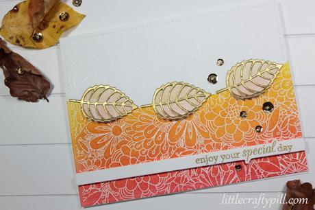 Autumn Card with Emboss Resist