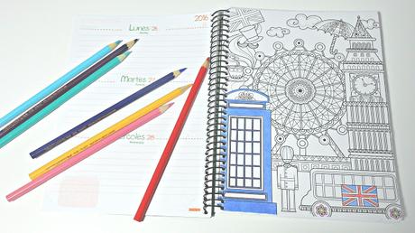 Vuelta al Cole #1 - Agenda creativa para colorear