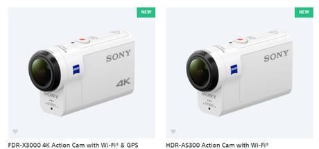 Nuevas cámaras de acción Sony 2017 con nuevas características