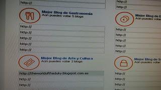 The world of the duky presentada a Premios Bitácoras The world of the duky presentada a Premios Bitácoras