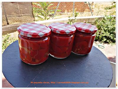 Pimientos asados en conserva