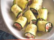Receta Rollitos calabacín fáciles divertidos