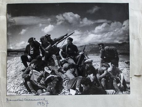 5b Militiamen In The Outskirts Of Banastas Aragon Recto And Verso 1937