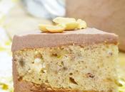 Tarta plátano mantequilla cacahuete