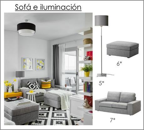 Vivienda  decorada integramente con muebles de Ikea