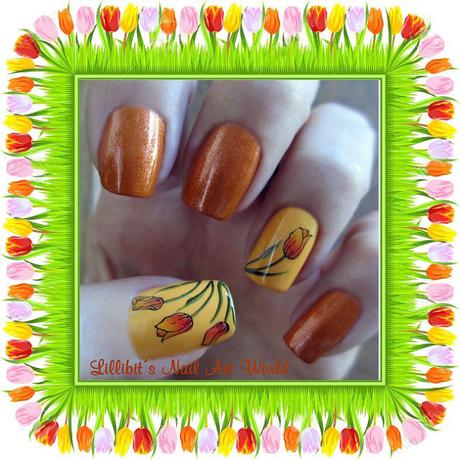 RETO COLORES 4 (Naranja): Tulipanes naranja