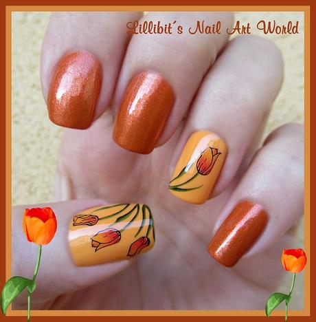 RETO COLORES 4 (Naranja): Tulipanes naranja