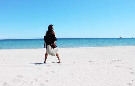 Black on the beach Black on the beach