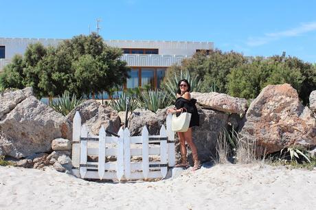 Black on the beach Black on the beach