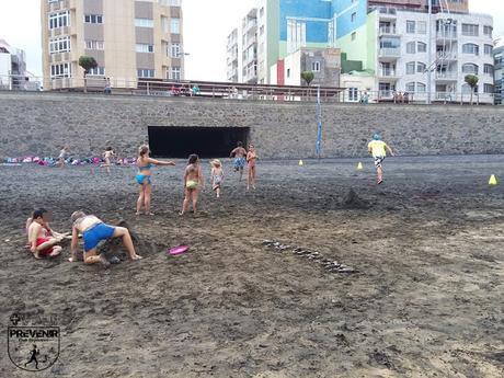 arena playa canteras niños juegos