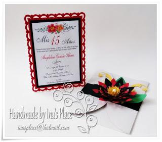 Invitación Cumpleaños - Mis 15 Años - Estilo Sobrio & Elegante.