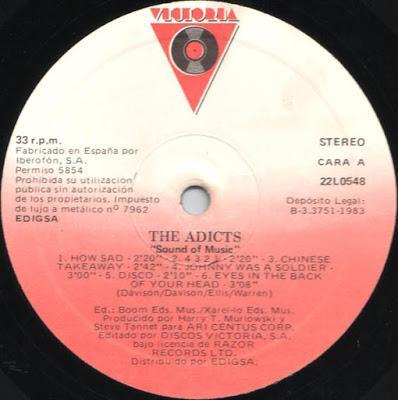 The Adicts - Sound of music Lp (1982) 1983