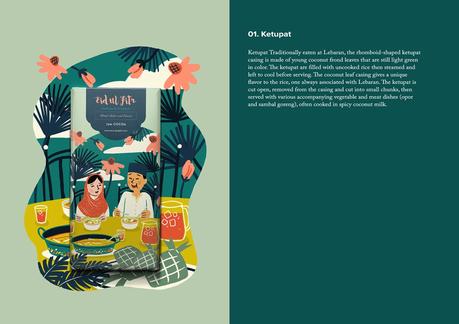 Un bonito packaging de chocolate ilustrado con tradiciones de Indonesia