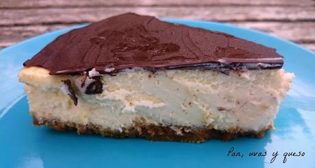 NY cheesecake con chocolate