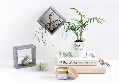 DIY Soporte (imitación a granito) para plantas